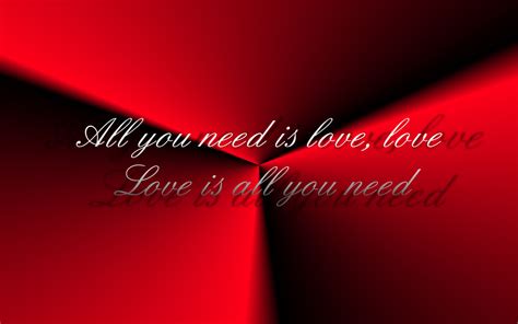 Song Lyric Quotes In Text Image All You Need Is Love The Beatles