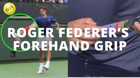 This video examines the grip that roger federer uses when he hits a forehand. Roger Federer's Forehand Grip - YouTube