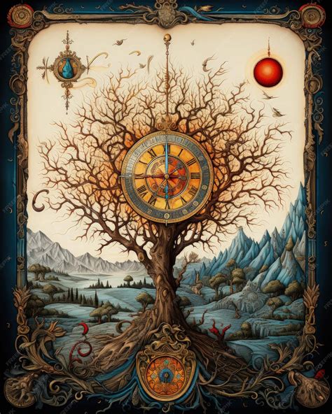 Premium AI Image | unraveling mysteries an occult manuscript's enigma