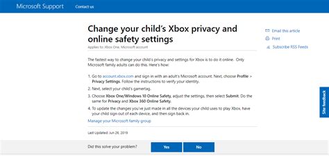 Can't change my own xbox live account's privacy settings