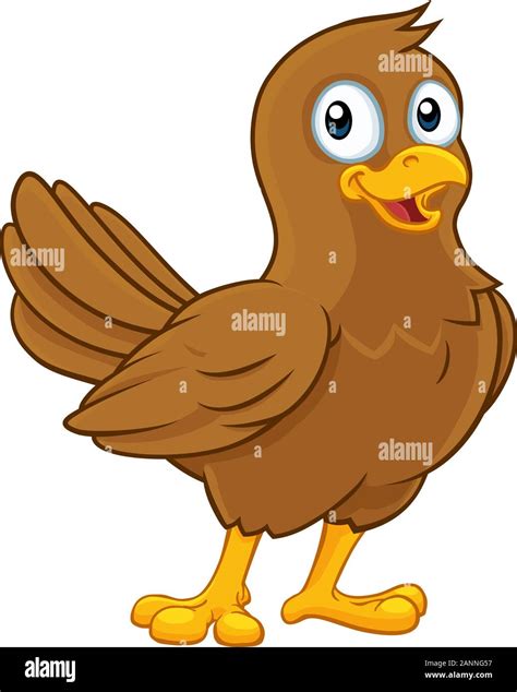 Cute Bird Cartoon Character Stock Vector Image And Art Alamy