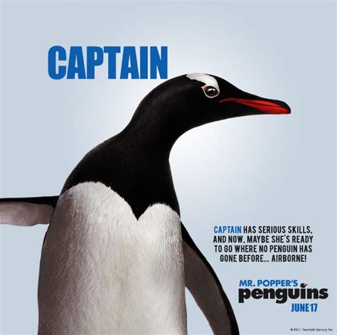 Watch the clip titled penguin's names for the film mr. Mr. Popper's Penguins Movie Poster - #51142