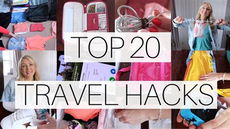 Top 20 Travel Hacks Youtube