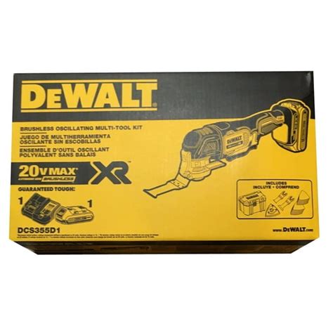 Dewalt Dcs355d1 20v Xr Lithium Ion Oscillating Multi Tool Kit Walmart