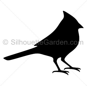Cardinal Silhouette | Cardinal silhouette, House silhouette, Silhouette clip art