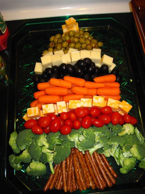 It's then soaked in alcohol. Christmas Tree Veggie Platter (With images) | Christmas veggie tray, Christmas tree veggie tray ...