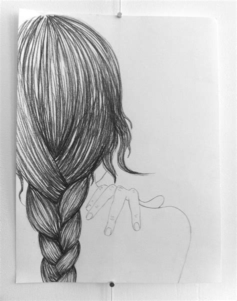 Braid Series Number 1 How To Draw Hair Realistic Drawings Drawings