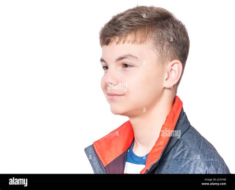 Cute Teen Boy Studio Portrait Hi Res Stock Photography And Images Alamy