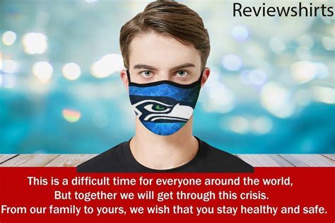 Seattle Seahawks Face Mask Filter Activated Carbon Pm 25