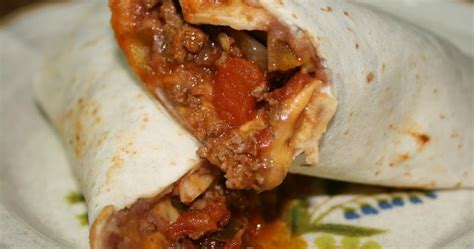 Fold up the bottom to cover the filling. Deep South Dish: Beef and Bean Burritos