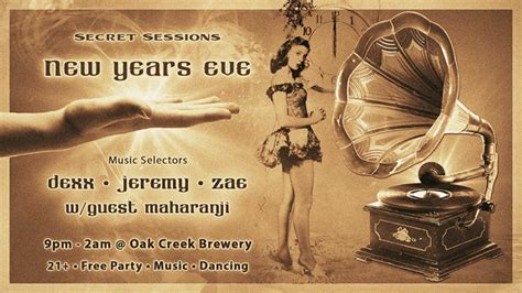 Secret Sessions New Years Eve At Oak Creek Brewery West Sedona