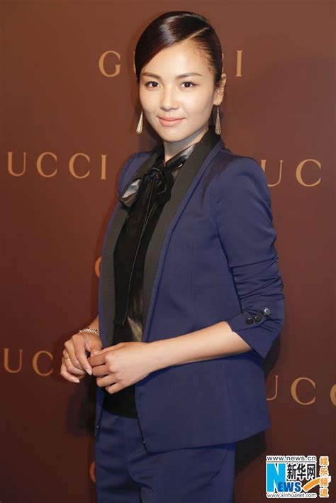Chinese Actress Liu Tao At Gucci Event In Shanghai May 26 2014