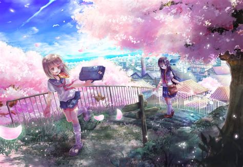 Beautiful Anime Scenery Art Wallpaper Anime 10000 Wallpaper