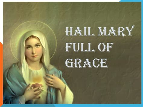 Hail Mary Full Of Grace Youtube