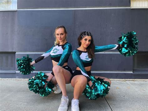 Two Girls In Euphoria Cheerleading Costumes Cosplaying In Exact Uniforms And Exact Pose Best