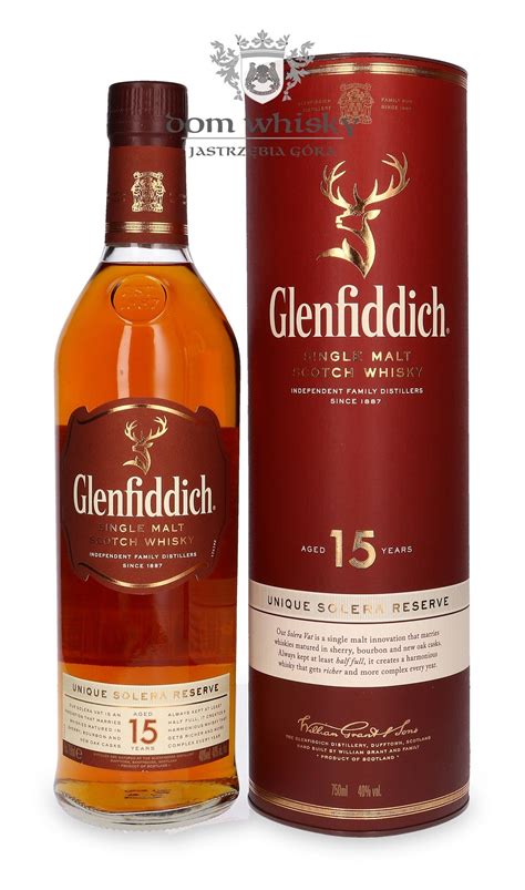 Glenfiddich 15 Letni Unique Solera Reserve 40 07l Dom Whisky