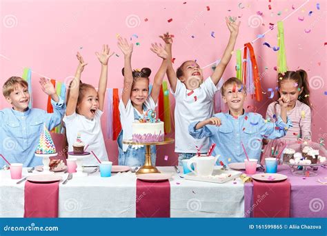 Crazy Kids Having A Cool Party Stock Image Image Of Friends Festive