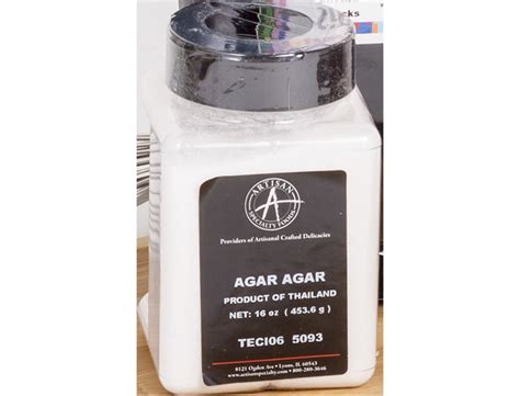 Agar is a seaweed hydrocolloid with a long history of use as a gelling, thickening, and stabilizing food additive. Agar Agar - Artisan Specialty Foods