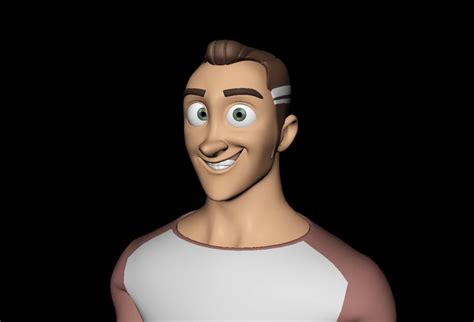 Cartoon Man Rig And Animated 3d Model Maya Files Free Download Modeling 42631 On Cadnav