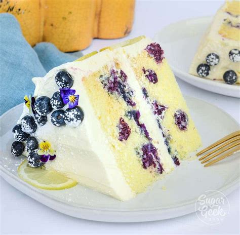 Lemon Blueberry Buttermilk Cake Recipe