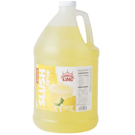 Carnival King 1 Gallon Lemonade Slushy Syrup