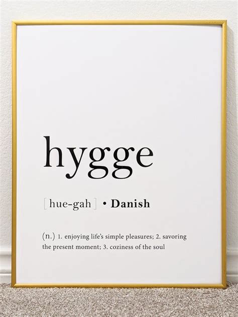 Hygge Summer Decor Hygge Decor Hygge Meaning Definition Prints