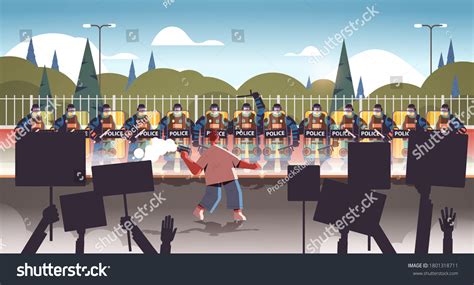 23042 Riot Vector Images Stock Photos And Vectors Shutterstock