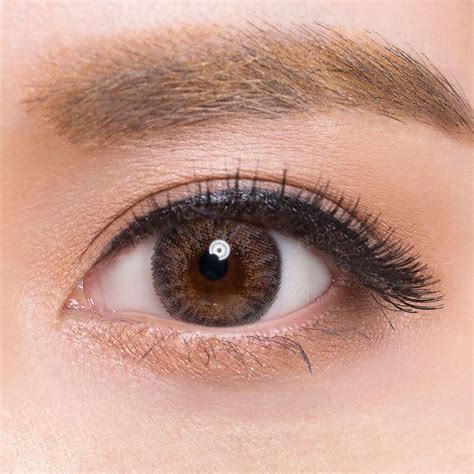 Realistic Natural Looking Colored Contacts That Are Great For Dark