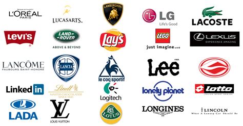 Famous Brand Logos Letter L 哔哩哔哩