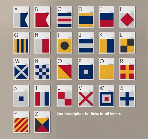 Letter D International Maritime Signal Flags Navy Flag Etsy