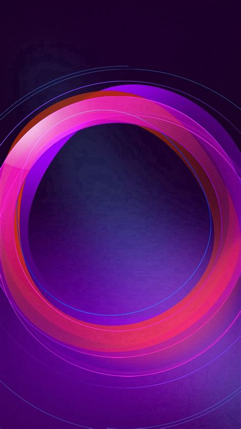 Circle Abstract Purple Pattern Background Iphone 8 Wallpapers Free Download