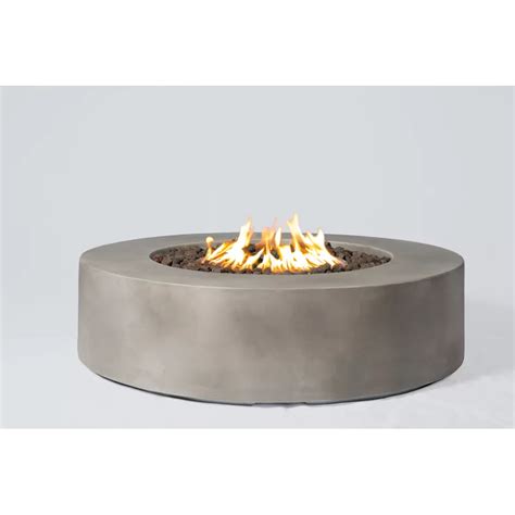 Allmodern Aly 12 H Fiber Reinforced Concrete Outdoor Fire Pit Table