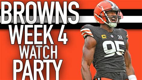 Browns Week 4 Watch Party Youtube