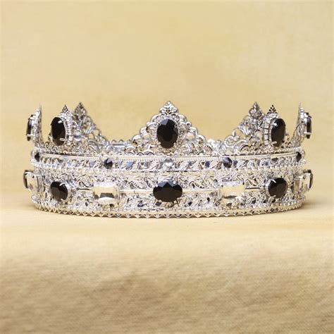 Men's crown male crown King crown medieval crown | Etsy | Male crown, Silver head piece 