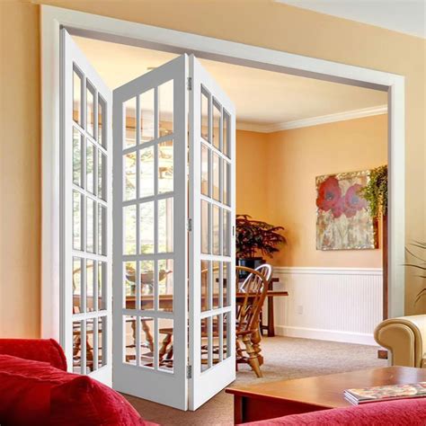 Three Folding Doors And Frame Kit Sa 15l 30 Clear Glass White Pri