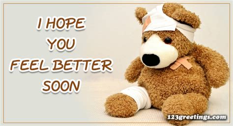 I Hope You Feel Better Free Get Well Soon Images Ecards Greeting