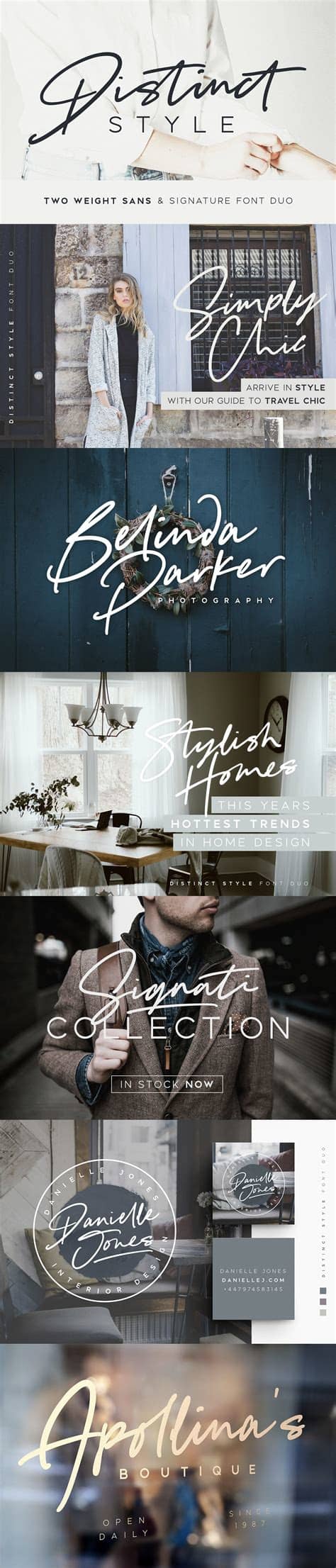 Distinct style script was published by set sail studios in 2018, and is available for desktop, web, app, epub, and server. Distinct Style Font Duo | Fashion logo design, Brand fonts ...