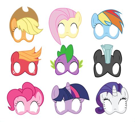 It consists of plastic pony toys developed by bonnie zacherle of hasbro, charles muenchinger and steve d'aguanno. Free My Little Pony Printable Masks | Free Printable