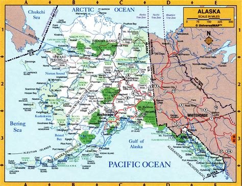 Map Of Cities In Alaska World Map