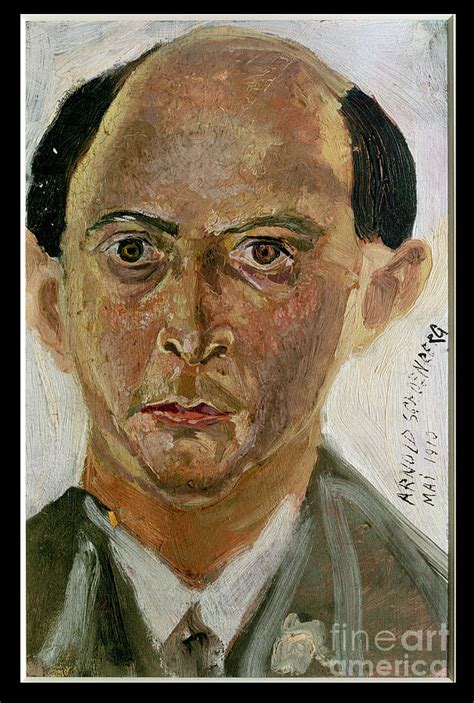 Self Portrait Painting By Arnold Schoenberg Fine Art America
