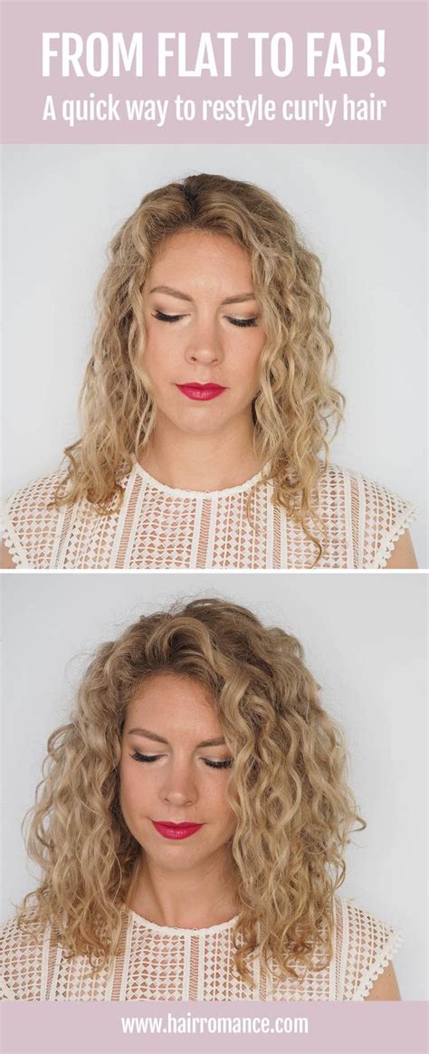 How To Restyle Curly Hair Fast And Get Mega Volume Hair Romance Hair Romance Curly Hair
