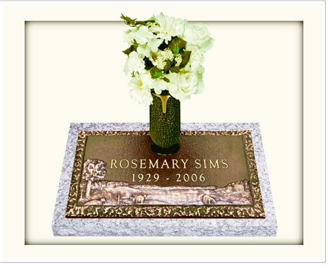 Scenic Bronze Grave Markers Gravestones And Memorials Quality