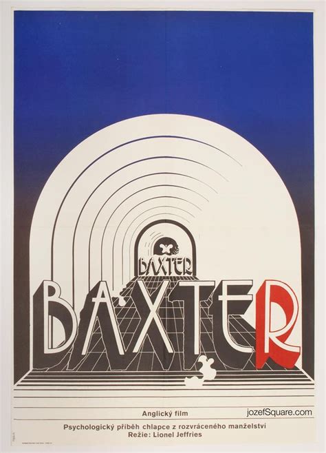An Old Poster With The Words Baxter On It