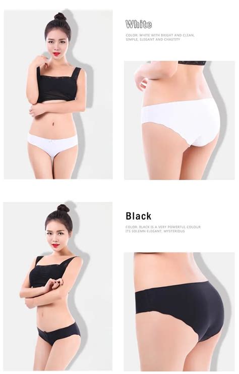 Yun Meng Ni Wholesale Solid Smooth Ladies Silk Panties Girls Shiny Seamless Underwear Buy