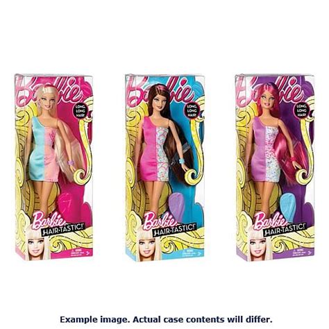 Barbie Hairtastic Long Hair Doll Assortment Case