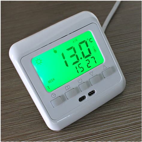 LCD Display Heating Thermostat With Weekly Programming Room Floor Temperature Controller