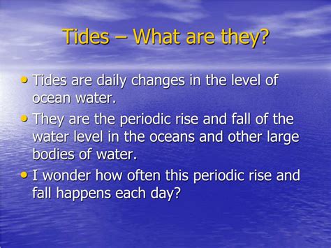 Ppt Tides Powerpoint Presentation Free Download Id5239085