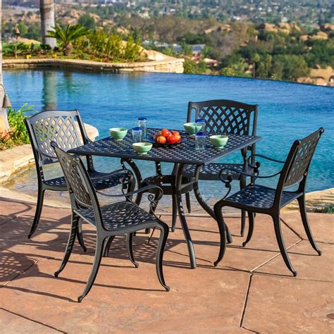 Gather around a patio table. 18 special features of Patio dining sets lowes | Interior ...
