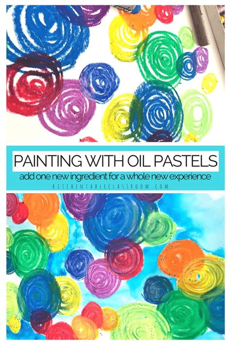 The Cover Of Painting With Oil Pastels And One New Ingredient For A