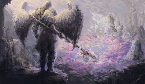 Fantasy Angel Warrior 4k Ultra Hd Wallpaper By Jason Nguyen